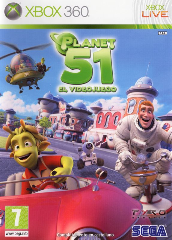 Planet 51: The Game box art for Wii